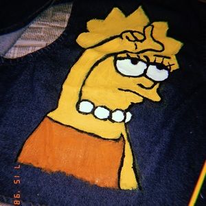 Lisa Simpson Denim Vest